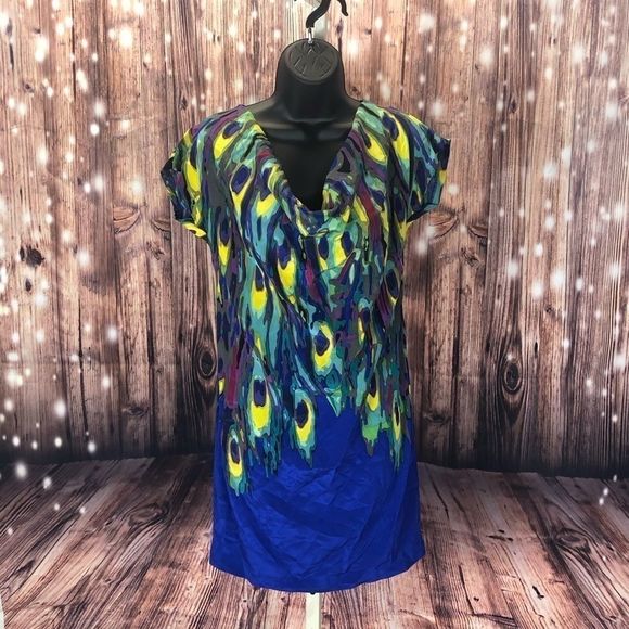 *404 Trina Turk Silk Mambo Mini Dress - Picture 2 of 7